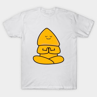 International yoga day with cute nachos character T-Shirt